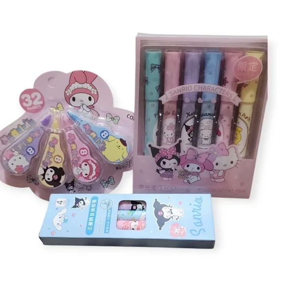 Sanrio Hello KITTY, MY Melody Characters Stationery Set - Picture 1 of 8